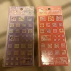 ハローキティ クロミタイルシール2枚セット正規品