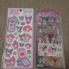 サンリオ　マイメロクロミ　シール　2種