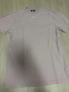 NIKE Tシャツ ピンク スウッシュ刺繍 Mのサムネイル