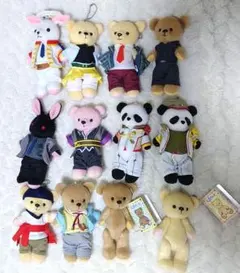 希少！くまのがっこう初代ジャッキーぬいぐるみと着せ替え服セット