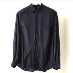 COMOLI ウールシルク コモリシャツ ネイビー Size2のサムネイル