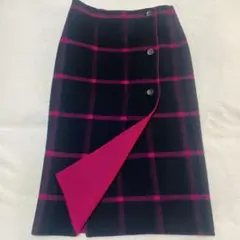 IENA イエナ Wフェイスリバーシブル ミッドカーフスカート36