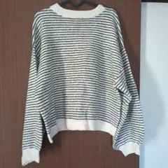 [新品]　しまむら　田中里奈　mysa closet ストライプニットセーターL