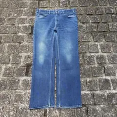 70s USA VINTAGE フレアパンツ ティファニーブルー ベルボトム - メルカリ