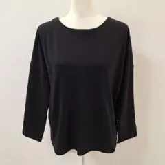 SEVENDAYS=SUNDAY オーバーサイズ カットソー【L】長袖 ブラック