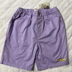 【新品未使用】petit main ミニオン ハーフ　パンツ 100