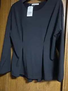 ブラック 長袖Tシャツ Fサイズ