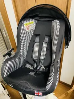 Joie チャイルドシート チルト キャノピー付（ギンガムチェック・ブラック）