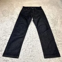 美品✨】UNIQLO W30 レギュラーフィットジーンズ/セルビッチ カイハラ