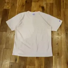Champion　リバースウィーブ　薄ピンク　ヘビーウェイトTシャツ　L