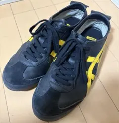 オニツカタイガー　メキシコ66 ブラック/イエロー 28.0cm