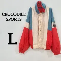 【CROCODILE SPORTS マルチカラー中綿ブルゾン L】のサムネイル
