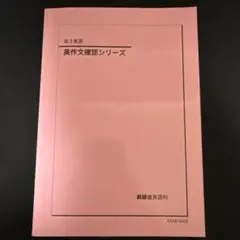 2026年最新】鉄緑会 英作文確認シリーズの人気アイテム - メルカリ