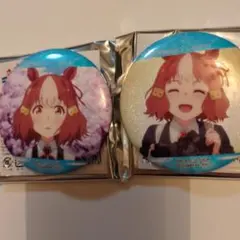 ウマ娘 シンデレラグレイ シングレ ラメ缶バッジ ベルノライト