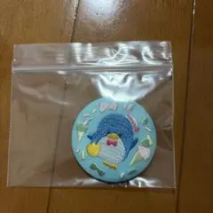 刺繍タキシードサム缶バッジ