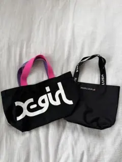 X-girl トートバッグ 2点セットのサムネイル