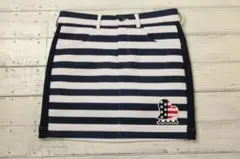 か*な様 【超美品】☆muta　ムータマリン：ゴルフウェア　ボーダー　スカート
