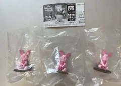 くまのプーさん ファニーフェイス カプセルトイ ピグレット３つセット