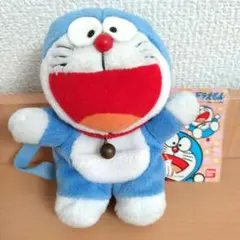ドラえもん マスコットキーホルダー ミニリュック レトロ レア 当時物