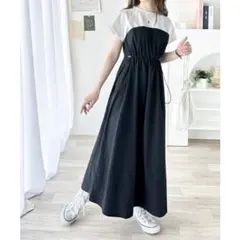 美品 Classicalelf ビスチェドッキングワンピース M