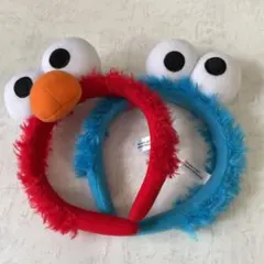 USJ カチューシャ　エルモ　クッキーモンスター