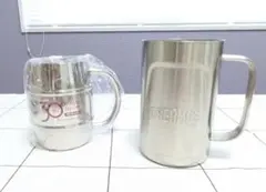 THERMOS 真空断熱ジョッキ 600ml 樽缶ジョッキ 350ml セットのサムネイル
