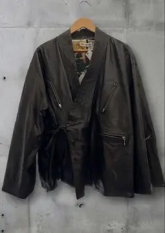 【TTT_MSW】22SS Kimono Jacket / レザージャケットのサムネイル