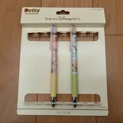 【新品】ダッフィー&フレンズ　ボールペン　2本セット　オルメル　クッキーアン