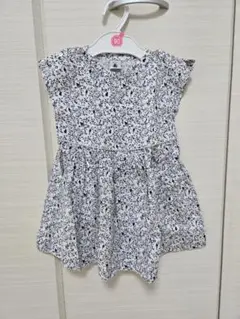 PETIT BATEAU 花柄ワンピース 18m
