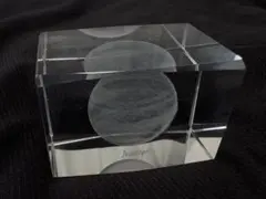 3Dクリスタル 惑星 木星 水星 2個セットのサムネイル