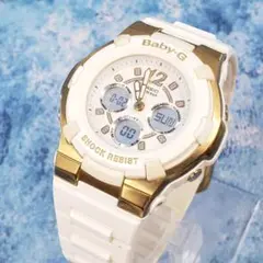 CASIO BABY-G ホワイト アナデジ 腕時計 本体 - メルカリ