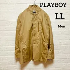 PLAYBOY COLLECTION ナイロンジャケット ベージュ LL メンズ