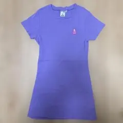 x-girl 紫 半袖ワンピース