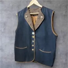 希少　ブルーナボイン　チロリアン　ベスト　マルチボタン　ヴィンテージ　個性的 2026年最新】チロリアンベストの人気アイテム - メルカリ