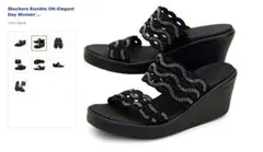 NEW Skechers Rumble ON-Elegant Day ブラック