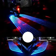 LEDマーカー エンジェル ライト 天使の翼 アンダーネオン 青 カワサキのサムネイル