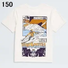 ザ ノースフェイス アスリート グラフィック 半袖Tシャツ 150cm ホワイト