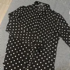 水玉オーバーシャツ
