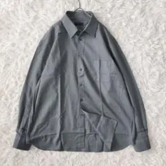 【良品】プラダ PRADA 長袖シャツ ドレスシャツ 最高級バージンウール XLのサムネイル