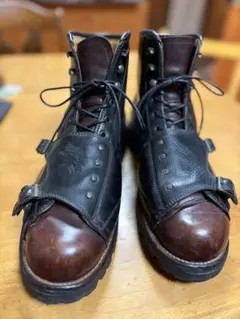 マックスフリッツ　ショートブーツ　本革　ブラック　27.5cm 中古美品！ マックスフリッツショートブーツ本革ブラック27.5cm 中古美品！