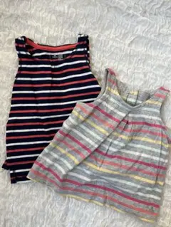 babyGap ノースリーブタンクトップ 2枚セット 6-12ヶ月　90サイズ