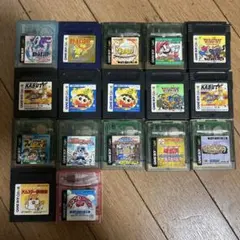 ゲームボーイカラーソフトまとめ売り