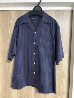 WACKO MARIA STRIPED OPEN COLLAR SHIRTのサムネイル