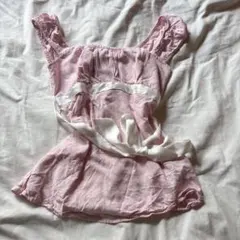 Hollister キャミソール ピンク ドット柄 XSのサムネイル
