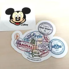 ウォルトディズニー。フロリダディズニー。ミッキー＆DVCステッカーミッキー
