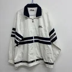 FI L A フィラ　メンズ　ジャンパー　Mサイズ 白　　　コ12