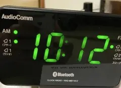 Bluetooth機能付クロックラジオ デジタル時計　ワイドFM