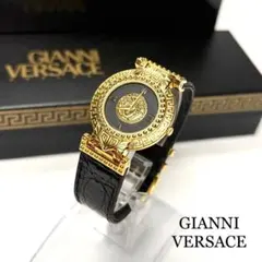 新品電池/VERSACE 腕時計 ボーイズ メデューサ ゴールド 付属品 稼働