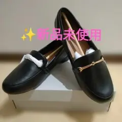 【新品未使用】ABC-MART ゴールドビット付き ブラック パンプス 痛くないのサムネイル