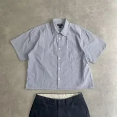 00s OLDGAP Y2K Cityboy マイクロチェックシャツ 短丈シャツ